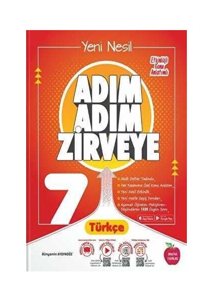 7. Sınıf Türkçe Adım Adım Zirveye Soru Bankası (Ciltli)