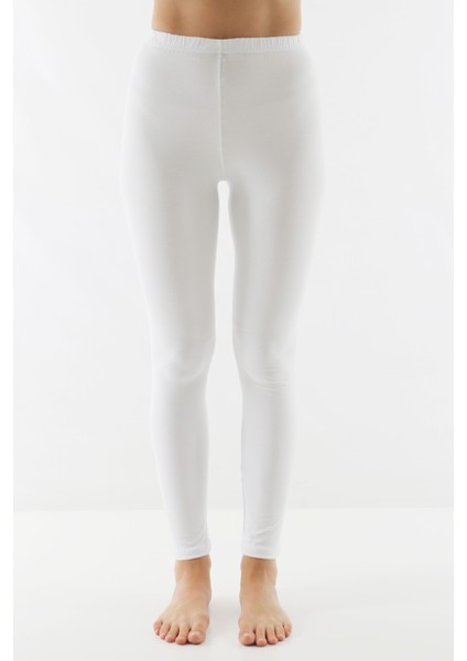 Pamuk Elastan (Likralı) Yüksekbel Uzun Kadın Tayt 2001