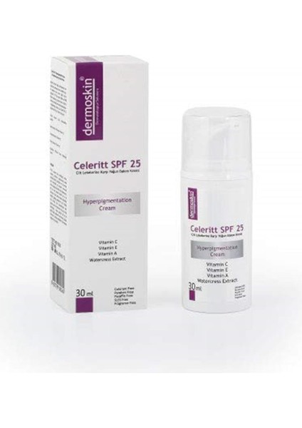 Celeritt Spf 25 Leke Karşıtı Bakım Kremi 30 ml