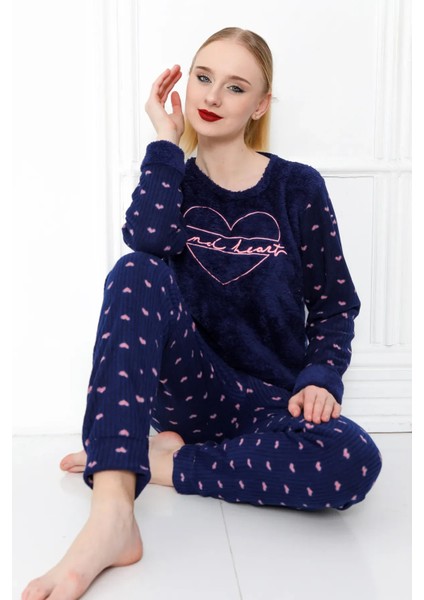 Kadın Peluş Pijama Takımı