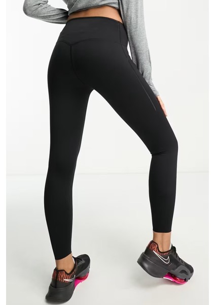 Trainng Go Dri Fit Infinalock 7/8 Leggings 6 Cepli Toparlayıcı Reflektörlü Antrenman Taytı Siyah fiyatları