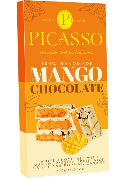Pıcasso Mangolu Beyaz Dubai Çikolata 200 gr