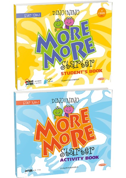 1.Sınıf English Starter Dino and Nino Students Book & Activity Book CD'siz