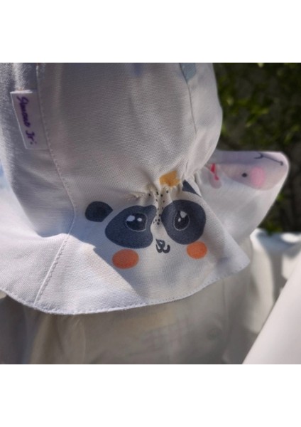 Çift Taraflı Bağlamalı Keten Görünümlü Bebek Bucket Şapka fiyatları