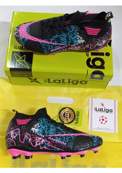 Erkek Desenli Çoraplı Çim Zemin Halı Saha Krampon Futbol Ayakkabısı KRMP565