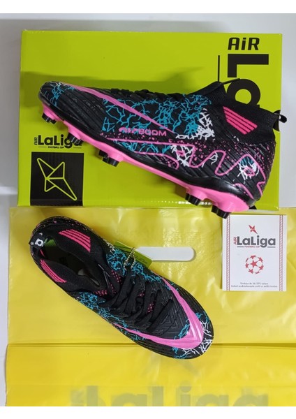 Erkek Desenli Çoraplı Çim Zemin Halı Saha Krampon Futbol Ayakkabısı KRMP565