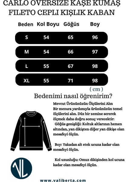 Carlo Oversize Kaşe Kumaş Yan Cepli Kışlık Erkek Kaban - Siyah