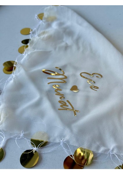 Altın İz Gıda Isme Özel Gelin Mendili (Düğün,kına,bride) 1 Adet indirimleri