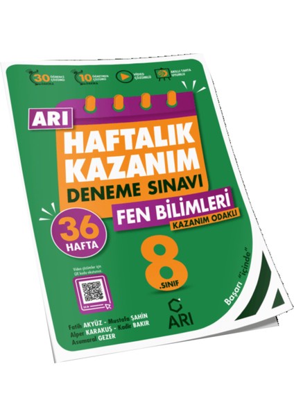 8.Sınıf Fen Bilimleri Haftalık Kazanım Denemeleri