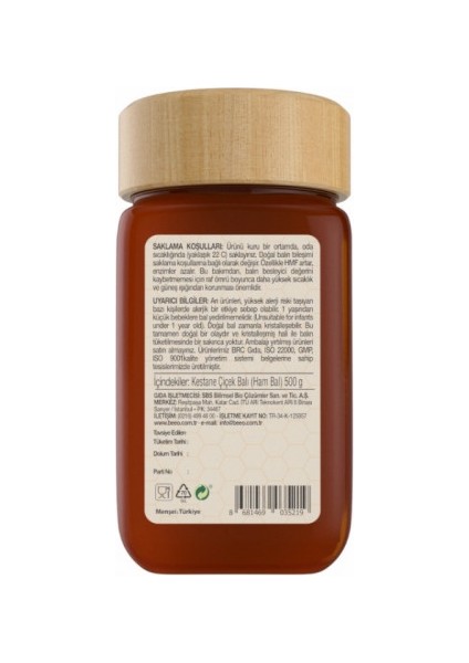 Kestane Çiçek Balı (Ham Bal) 300g modelleri