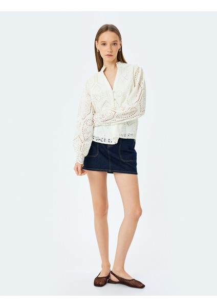 Hakim Yaka Uzun Kollu Düğmeli Fisto Gömlek fiyatları