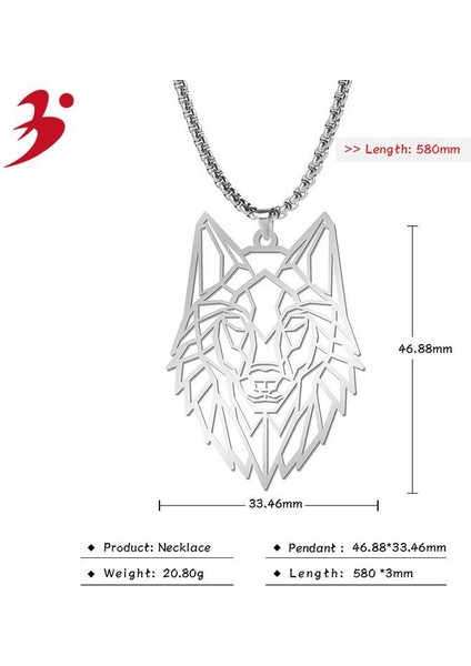 Hayvan Kurt Kolye Içi Boş Kolye (Yurt Dışından) fiyatları