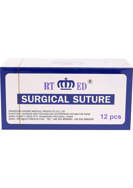 Katküt Polyglycolıc Acıd No:3 (6 Metric) 40 mm 3/8 75 cm 12 Adet fiyatları