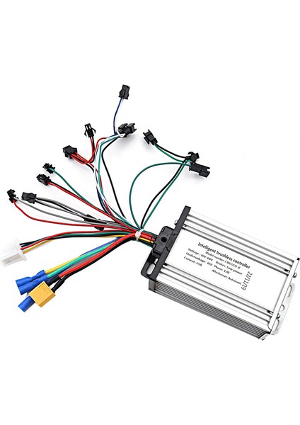Elektrikli Scooter 36V-60V 25A Kontrolör 36V 48V 52V 60V Akıllı Fırçasız Kontrolör 6 Tüp Evrensel Kontrolör (Yurt Dışından)