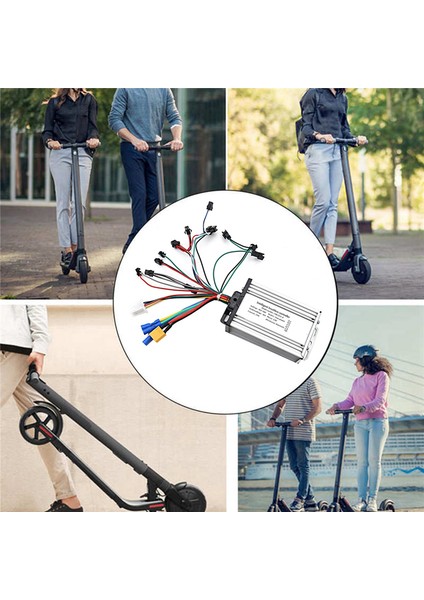 Elektrikli Scooter 36V-60V 25A Kontrolör 36V 48V 52V 60V Akıllı Fırçasız Kontrolör 6 Tüp Evrensel Kontrolör (Yurt Dışından) indirimleri