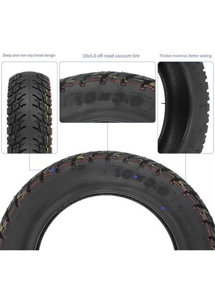 10X3 Off-Road Lastik 10 Inç Iç Tüpsiz Lastik, Dualtron Sıfır 10X Elektrikli Scooter Parçaları (2 Paket) Için Valfli (Yurt Dışından) fırsatları