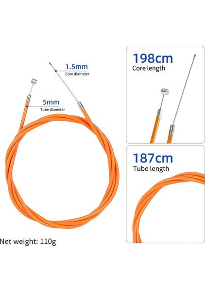 Ninebot No. 9 F20 F25 F30 F30 F40 Scooter Turuncu Fren Kablosu Disk Fren Aksesuarları (Yurt Dışından) fiyatları