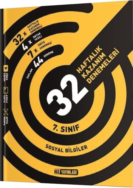 7. Sınıf Sosyal Bilgiler 32 Haftalık Kazanım Demeleri