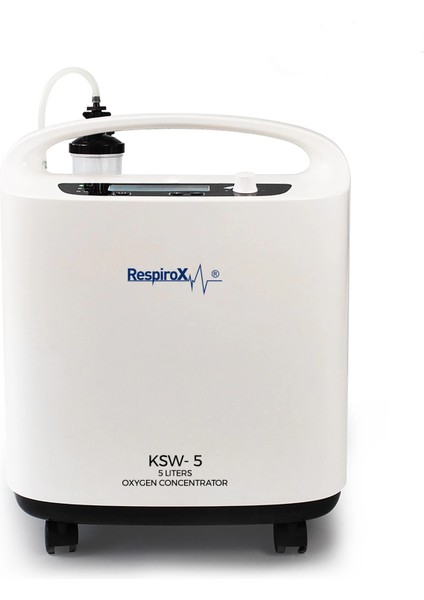 Respirox Solunum Cihazı | 5l Akış Hızlı, Dijital Ekranlı ve Nebulizatörlü Model Ksw-5