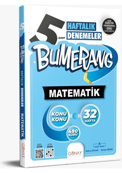 5. Sınıf Bumerang 32 Haftalık Matematik Denemeleri