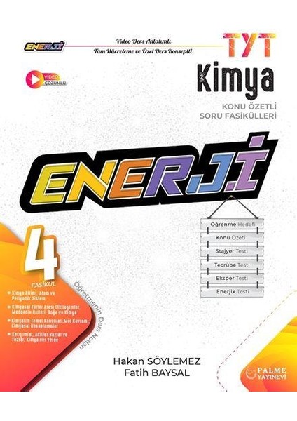 TYT Enerji Kimya Konu Özetli Soru Fasikülleri ( 4 Fasikül)