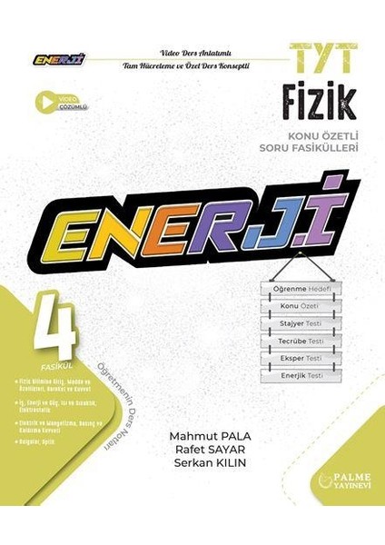 TYT Enerji Fizik Konu Özetli Soru Fasikülleri ( 4 Fasikül)