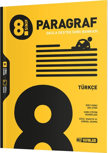 8. Sınıf LGS Türkçe Paragraf Okula Destek Soru Bankası