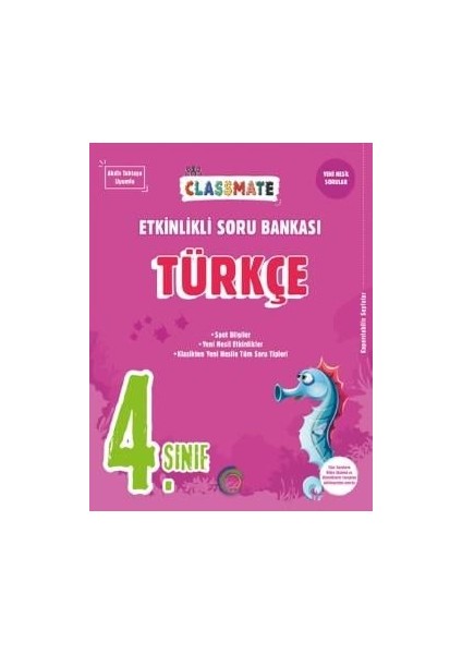 4. Sınıf Classmate Türkçe Etkinlikli Soru Bankası