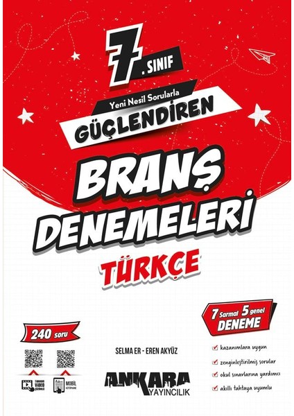 7. Sınıf Türkçe Güçlendiren Branş Denemeleri