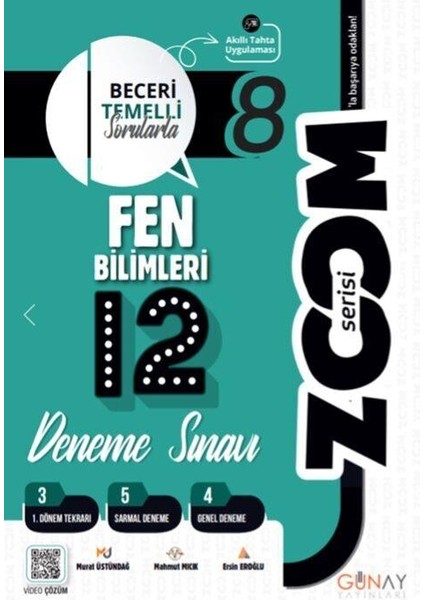 8. Sınıf Fen Bilgisi 10’lu Branş Denemeler