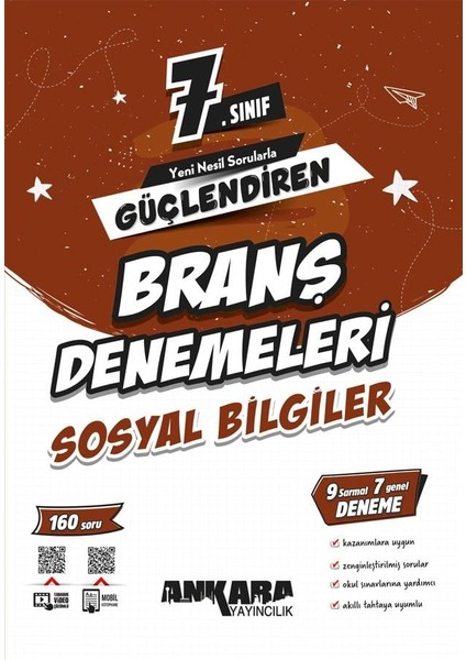 7. Sınıf Sosyal Bilgiler Güçlendiren Branş Denemeleri