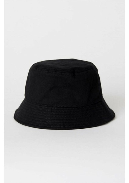 Siyah Bucket Balıkçı Şapka