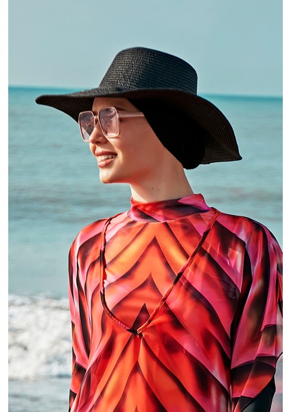 Hasır Şapka Siyah Rş-64