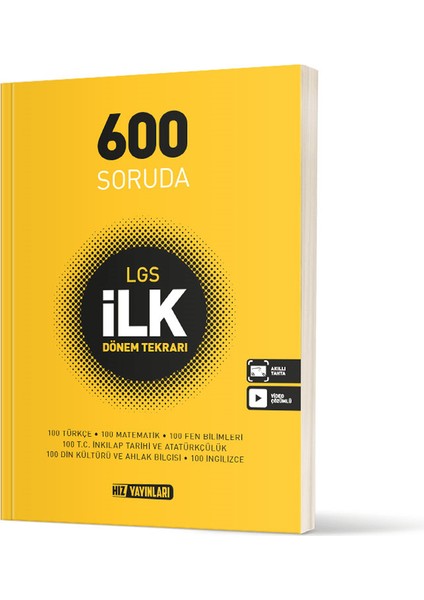 8. Sınıf Tüm Dersler 600 Soruda İlk Dönem Tekrarı