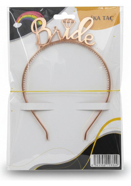 Plastik Taç Bride-Team Bride-Iyi Ki Doğdun- Happt Birthday