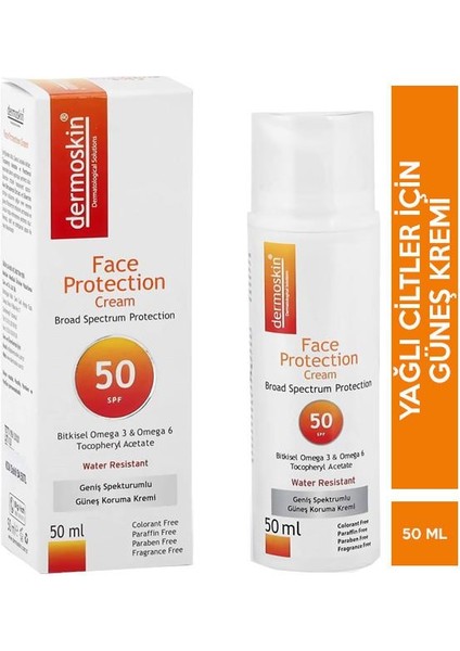 Face Protection Krem Spf 50 50 ml Su Bazlı Güneş Kremi - Diş Beyazlatıcı Köpük Hediye