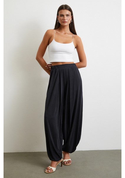 Paça Detaylı Şalvar Pantolon Antirasit modelleri