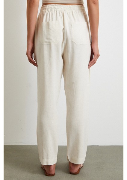 Beli Lastikli Klasik Pantolon Bej indirimleri