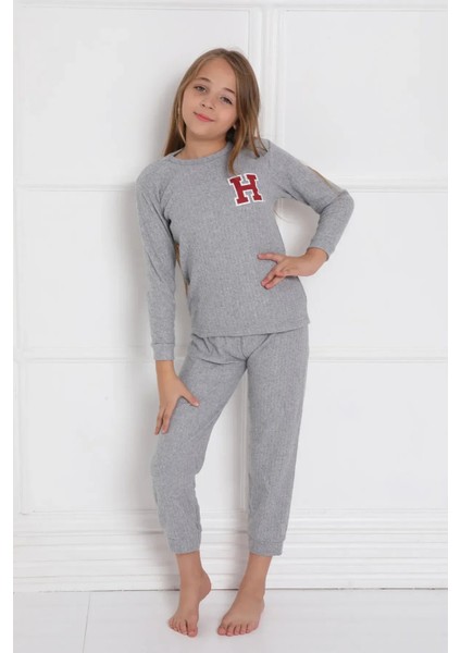 Çocuk Fitilli Pijama Ikili Takım modelleri