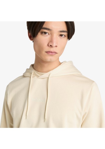 Emboridered Logo Erkek Sarı Sweatshirt.-