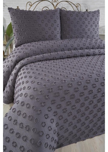 Konik 3 Parça Çift Kişilik Pike Takımı Antrasit modelleri