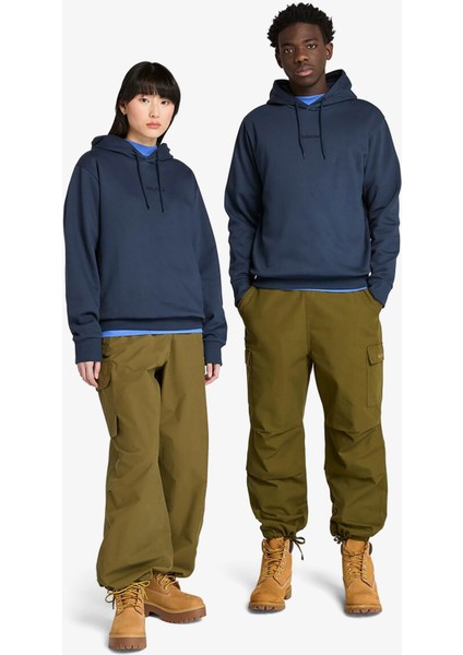 Emboridered Logo Brushback Erkek Lacivert Sweatshirt.- fiyatları