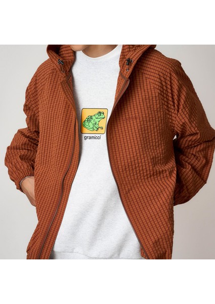 Northside Plaid Hooded Erkek Kahverengi Sweatshirt.bck modelleri
