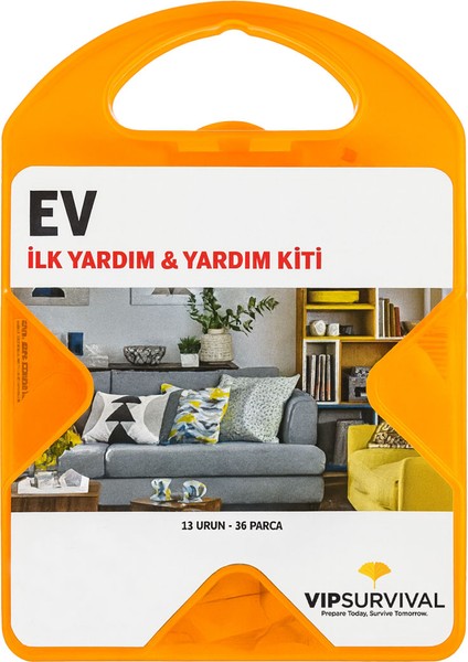 Ev, Araba, Kamp ve Acil Durumlar Için Çok Amaçlı Ilk Yardım ve Acil Durum Seti – Taşınabilir Çok Parçalı Kit