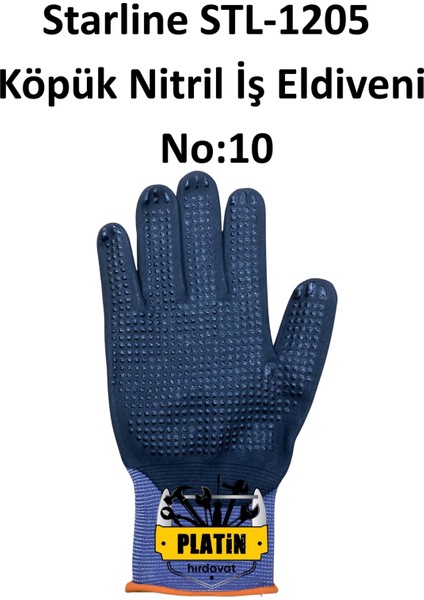 STL-1205 Köpük Nitril Iş Eldiveni No:10 modelleri
