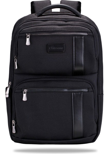 BP-BS100 Business Vıp B1 - Serisi 15.6 Inch Uyumlu Wtx Pro Su Geçirmez Kumaş Laptop Sırt Çantası -Siyah