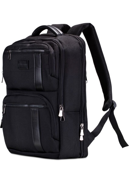 BP-BS100 Business Vıp B1 - Serisi 15.6 Inch Uyumlu Wtx Pro Su Geçirmez Kumaş Laptop Sırt Çantası -Siyah