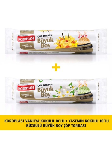Vanilya Büzg. Büy.çöp 10+Yasemin Kok. Büzg.çöp 10