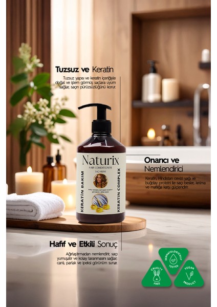 Organix Tuzsuz Keratin Saç Kremi 500 ml Yıpranmış Saçlara Bitkisel Keratin Bakım Saç Kremi Pareben Içermez fiyatları