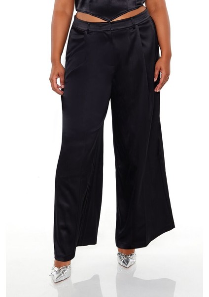 Plus Size Saten Pantolon fırsatları